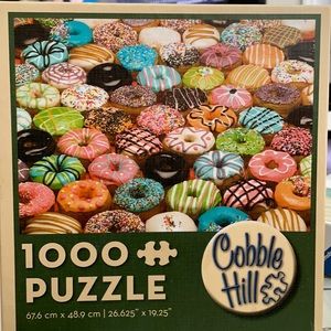 Cobble Hill 1000 piece “Doughnuts” puzzle
